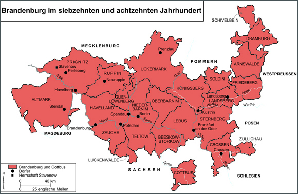 Brandenburg im siebzehnten und achtzehnten Jahrhundert